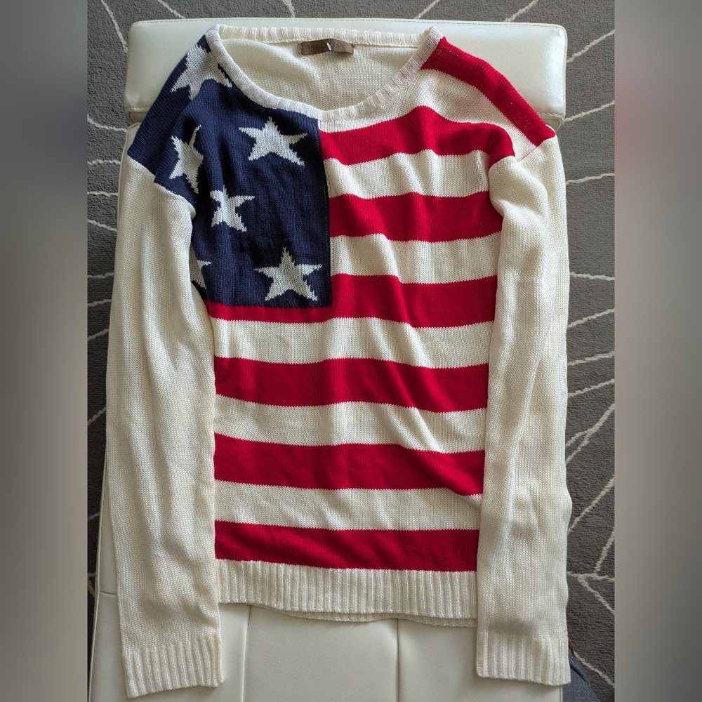 USA American Flag Sweater